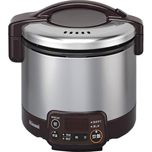優先配送 リンナイ こがまる タイマー・ジャー付きガス炊飯器 3合炊き・ダークブラウ(品), 新城市 91e76bfa