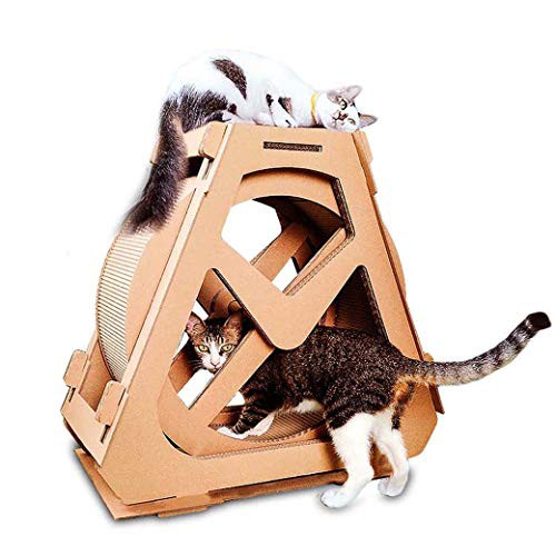 【超歓迎された】 猫のためのウォーターホイールスクラッチパッド、キャットクライミングフレ(品), 岡本製麺 8c5f9c23