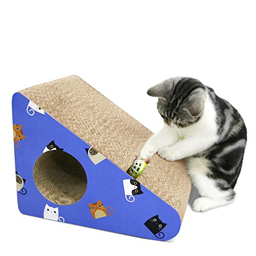 即納 全国送料無料 三角猫スクラッチボード 段ボール 猫の爪のおもちゃ 多面 猫の家具 34 27 品 超目玉 Asadtv Com