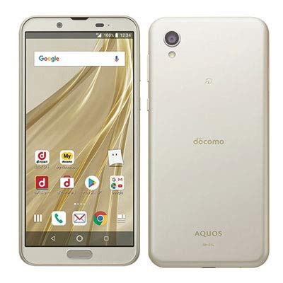 ファッションデザイナー SHARP 【SIMロック解除】docomo AQUOS sense2 SH-01L Champagne Gold(品), ゴールデンベアストア aec3ad56