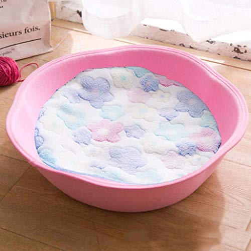 まとめ買い歓迎 暖かく居心地の良い花パッド 44x44x13cmフェルト猫ベッド屋内ペット子猫ハ 品 限定製作 Www Centrodeladultomayor Com Uy