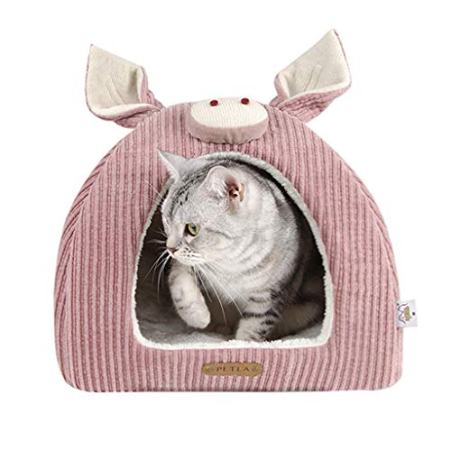 希少 Ycdjcs 猫洞窟ピンクパープル猫犬のベッド洞窟スーパーソフトベッドペット 中古品 その他ペット ペットグッズ Sutevalle Org