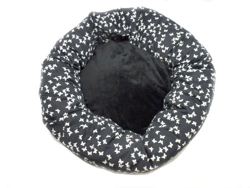 売り出し超高品質 Jesmina犬猫用ベッドドーナツクッション 黒バタフライ ｓ 新古未使用品 通販 その他ペット ペットグッズjesmina犬 猫用ベッドドーナツクッション 黒バタフライ ｓ 新古未使用品 直売公式店