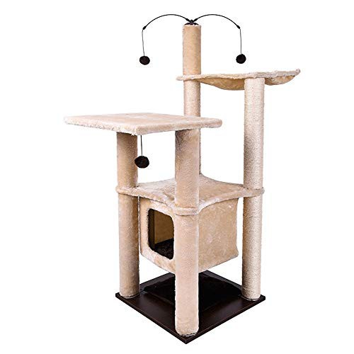 ラウンド キャットタワー 麻猫クライミングフレームペットグッズ猫の登山木のおもち (新古未使用品), アルファーオート daf0e13e