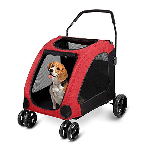 ポータブル犬ベビーカー 大型犬用ペットベビーカー 4輪ペットベビーカー 新古未使用品 の通販はau Pay マーケット World Import Store 商品ロットナンバー