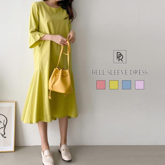 ベルスリーブ ロング丈 ワンピース ロングワンピース レディース かわいい ガーリー 大人かわいい フェミニン プラウ Prau 春 夏 秋 冬 の通販はau Pay マーケット Prau 商品ロットナンバー