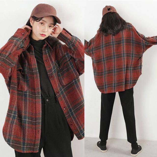 最新チェック シャツ アウター 人気のファッショントレンド