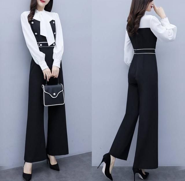 パーティードレス レディース オールインワン パンツドレス ロングドレス 結婚式 ドレス ボウタイブラウス リボン ウエスト切替 大人可愛の通販はau Pay マーケット Happy Toon Wowma店 商品ロットナンバー