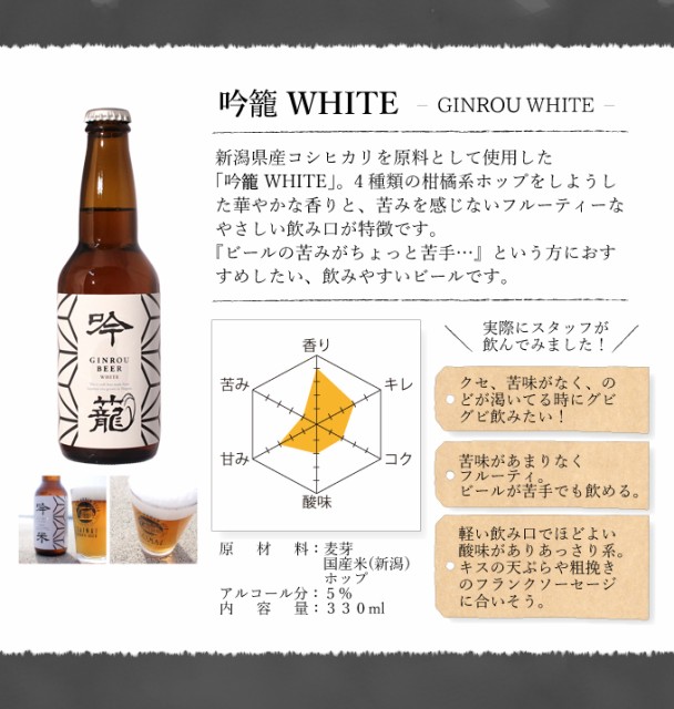 胎内高原ビール 吟籠 2種飲み比べ 4本セット Ipa 2本 ホワイト 2本 330ml 4本 専用ギフトボックス付 地ビール ギフト包装不可の通販はau Pay マーケット 幻の酒 商品ロットナンバー