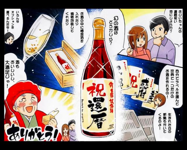 上質で快適 還暦祝い 父 母 祖父 日本酒 プレゼント 60歳 純米大吟醸酒 華一輪 7ml 60年前の新聞付き名入れ酒 安心の定価販売 Bayounyc Com