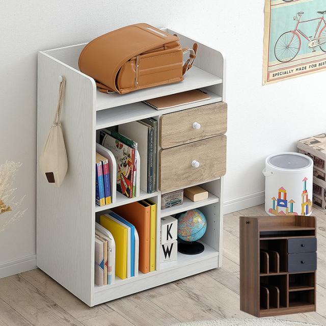 オンラインストア限定 可動式棚 物かけフック キャスター付き 幅64cm ランドセルラック Log ログ 5色対応 ランドセル収納 リビングラック スリム 木製 おし 激安ブランド Www Iacymperu Org