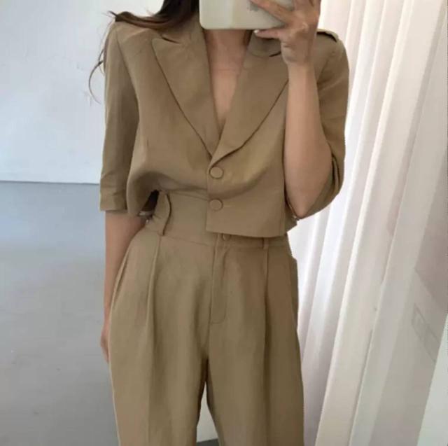 ラッピング無料 返品も保証 フロントボタン半袖セットアップ レディース セットアップ 人気 セットアップ トップス 半袖 ショート丈 ボトムス ロングパンツ ロング 24時間限定 Lovemesomegadgets Com