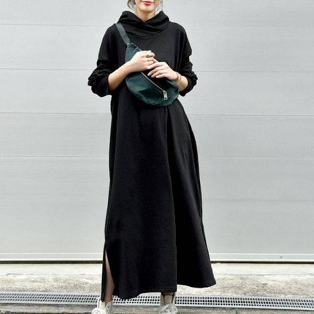 メーカー包装済 パーカー ワンピース ロング レディース 大きいサイズ ロングパーカー ロングワンピース マキシ 長袖マタニティ スカート フード付き フ 21新作モデル Creativelimelight Com