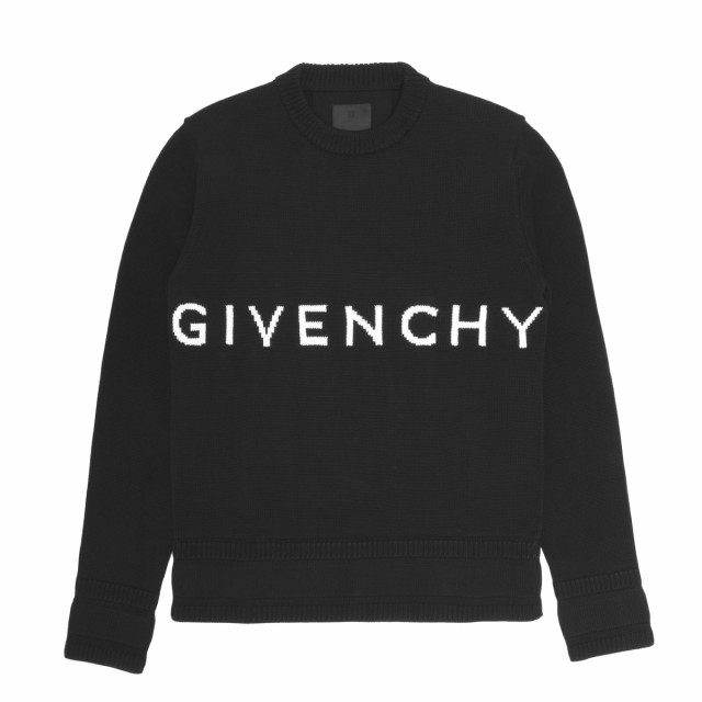 ジバンシー GIVENCHY ニット メンズ BM90G9401M 001 長袖ニット BLACK ブラック