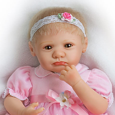 レクトショ Lifelike Poseable Baby Girl Doll By Mar 赤ちゃん人形 ベビードールの通販はau