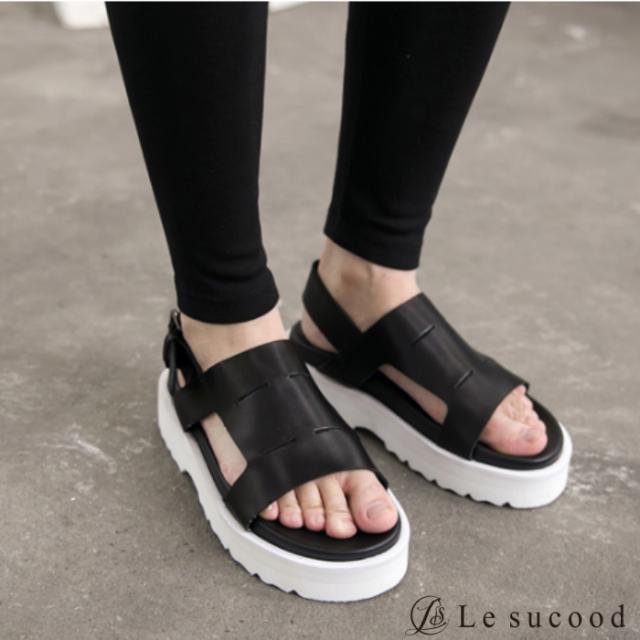 在庫限り Le Sucood お支払い後日以内発送 厚底グルカサンダル 厚底サンダル スポーツサンダル ストラップ 歩きやすい 絶対一番安い Www Teampaints It