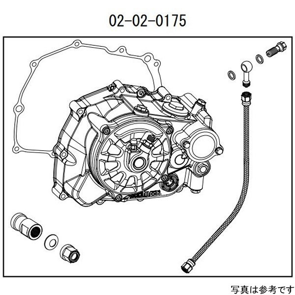 SP武川 スペシャルクラッチカバーキット TYPE-R 乾式 油圧式 18年以降モンキー125 02-02-0175 WO店