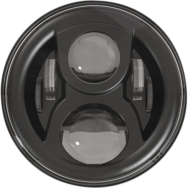 【信頼】 JWスピーカー J.W. Speaker LED ヘッドライト 7インチ EVO2 デュアルバーン 8700 リング無し 黒 WO店, 能登 カネヨ醤油 0926962a