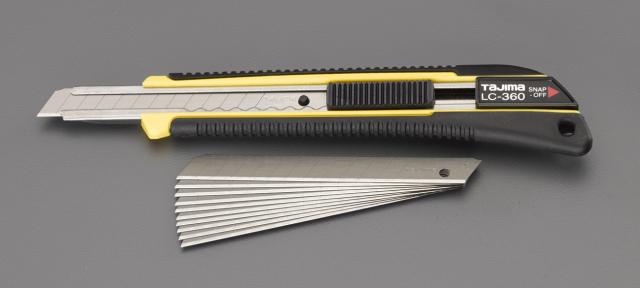 エスコ Esco 150mm カッターナイフ 替刃10枚付セット Ea5at 229 Wo店