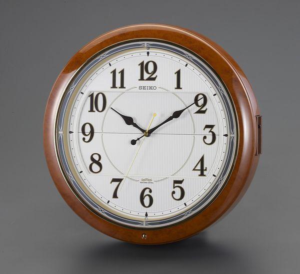 魅了 エスコ Esco F390mm 電波 からくり掛時計 Ea798cc 85 Wo店 送料無料 Transcargajg Com