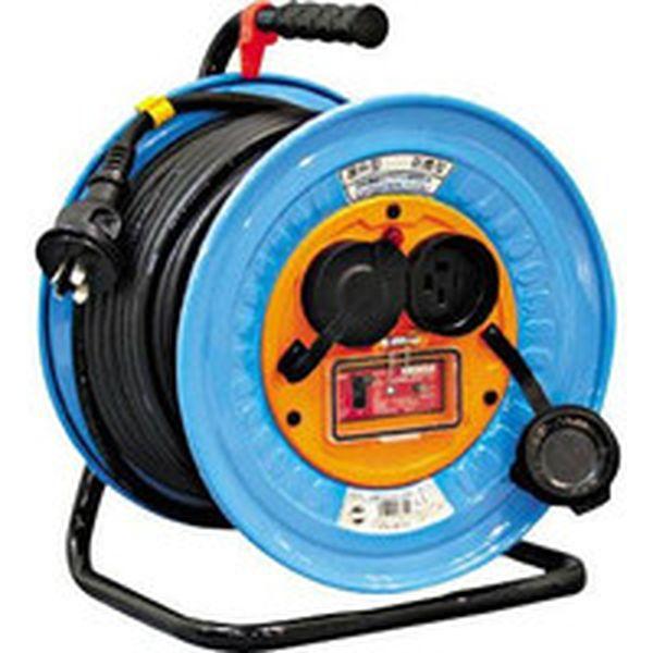 贅沢 DNW-EK330-20A 日動 電工ドラム 防雨防塵型三相200V アース過負荷漏電しゃ断器付 30m WO店, 北の逸品北海道 daac1196