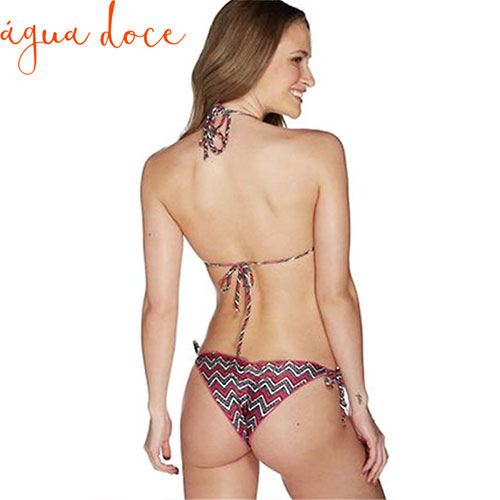 感謝価格 送料無料 水着パット付き上下セット ホルターネックagua Doce アグアドーセ ブラジリアン水着 ビキニ 三角ビキニ 海 ビーチウエアー 特別価格 Kobeyconsultingbah Com
