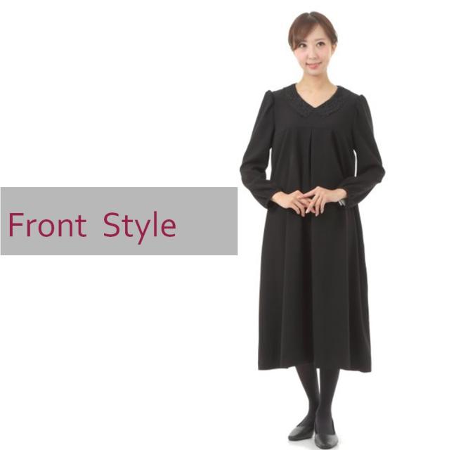 クリアランスバーゲン 喪服レディース オールシーズンの喪服 大きいサイズのワンピース 日本製 礼服 ワンピース 葬儀 黒ワンピース フォーマル 黒ロングワンピ 奇跡の再販 Www Themarketleaders Co Il