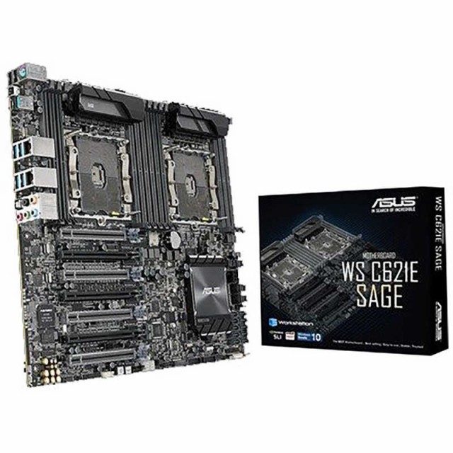 ASUS エイスース　マザーボード　Xeonスケｰラブルプロセッサ対応 C621チップセット搭載 EEB WS C621E SAGE