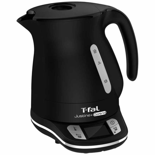 受賞店舗 T Fal 電気ケトル ジャスティンプラスコントロｰル ブラック1 2l Ko7558jp 1 2l 期間限定特価 Olap Ma