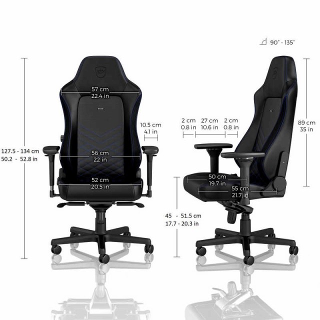 国内最安値 NOBLECHAIRS noblechairs ゲーミングチェア HERO ヘッドレスト ランバーサポート付 NBL-HRO-PU-BBL-SGL ブルーの通販はau PAY マーケット - コジマ au PAY マーケット店|商品ロットナンバー:498894694 定番送料無料