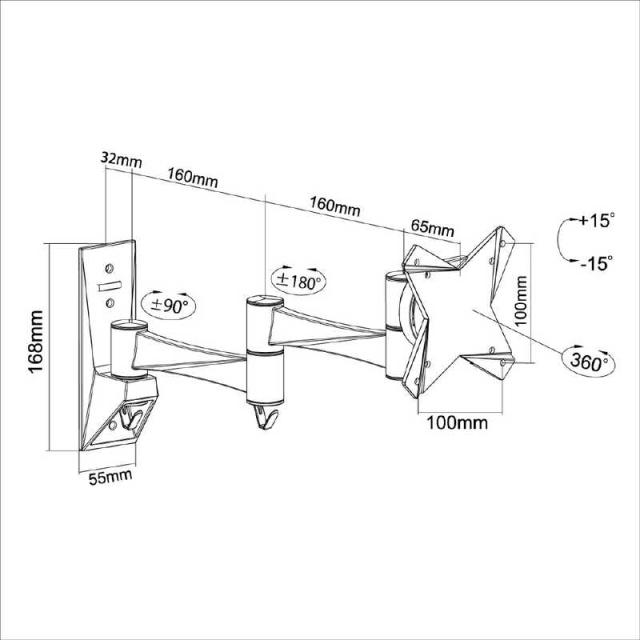 工場直送 スタープラチナ テレビ壁掛け金具 13 32インチ対応 Tvセッターフリースタイルna112 Ssサイズ シルバー Tvsfrna112xss 代引き手数料無料 Gdpcambodia Org