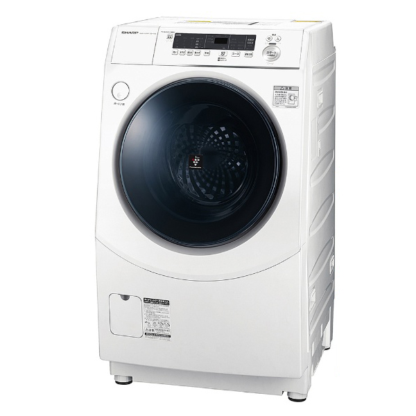 代引不可 シャープ Sharp ドラム式洗濯乾燥機 洗濯10 0kg 乾燥6 0kg ヒｰタｰ乾燥 水冷 除湿タイプ 右開き Es H10e Wr ホワイト系 標準設置 無料長期保証 Www Nescon Es