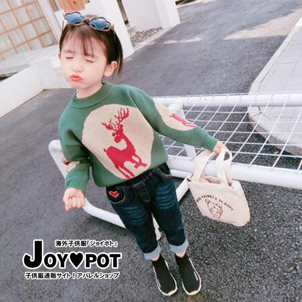 キッズ ベビー 子供服 トップス セーター 秋 冬 長袖 おしゃれ ニット カジュアル クリスマス 子ども服 100cm 110cm 1cm 130cm 男の子 の通販はau Wowma ワウマ Joypot 商品ロットナンバー