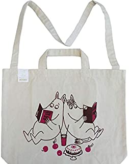 ムーミン メッセージカード付き2wayトートバッグ ナチュラル キャラクター グッズ