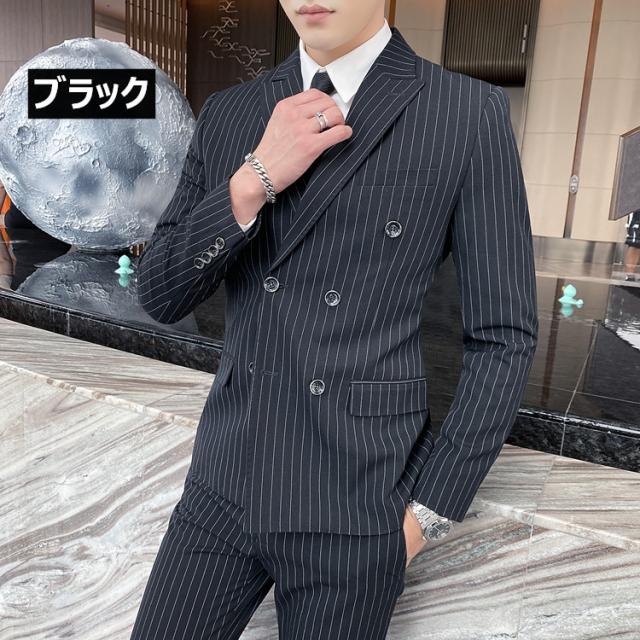 スペック スリーピース カジュアル スーツ メンズスーツ セットの通販はau Pay マーケット Hikari 株式会社 商品ロッ スーツ メンズ ストライプ柄 ビジネススーツ スリムスーツ おしゃれ ダブルスーツ ススーツで