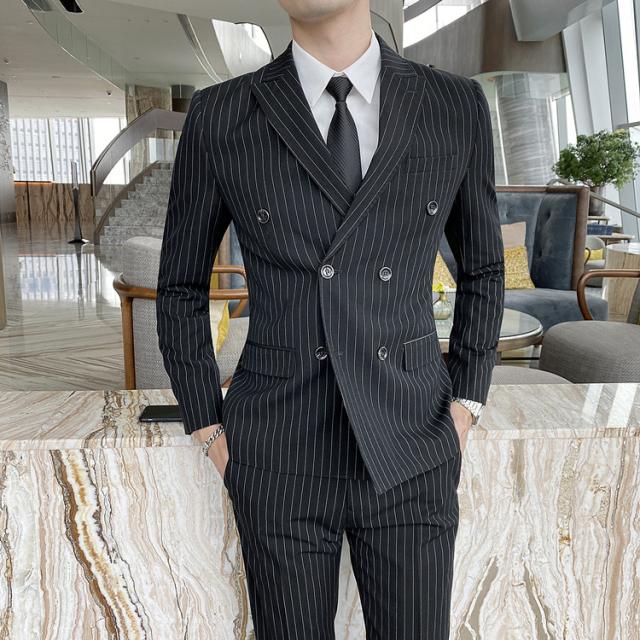 スペック スリーピース カジュアル スーツ メンズスーツ セットの通販はau Pay マーケット Hikari 株式会社 商品ロッ スーツ メンズ ストライプ柄 ビジネススーツ スリムスーツ おしゃれ ダブルスーツ ススーツで