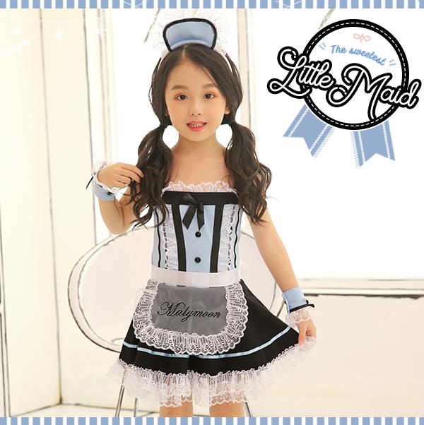 未使用 ハロウィン 衣装 子供 キッズ メイド ウェイトレス アリス風 仮装 ダンス コスチューム 可愛い エプロン マリームーン 大幅値下 メール便ok 日本製 Carlavista Com