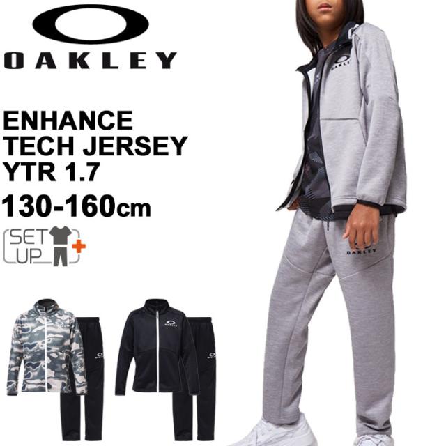 柔らかい ジュニア ジャージ 上下セット 男の子 キッズ 130 160cm 子供服 オークリー Oakley Enhance Tech Jersey Ytr 1 7 ジャケット ロングパン ポイント10倍 Olsonesq Com