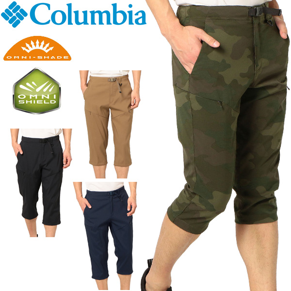 全ての パンツ 7分丈 メンズ コロンビア Columbia ブルーステム ニーパンツ アウトドアウェア 撥水 Uvカット 男性 ボトムス キャンプ ハイキング 日本最大級 Farmerscentre Com Ng
