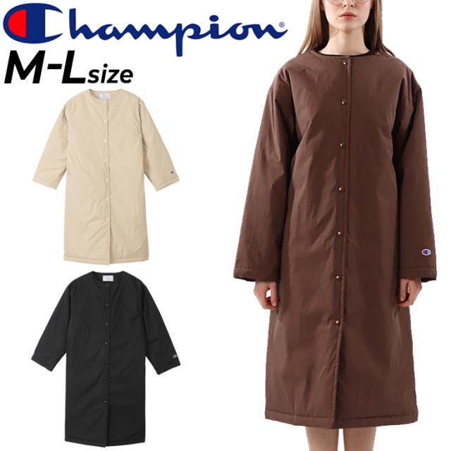 長期保証付 中綿 ロングコート アウター レディース チャンピオン Champion 保温 防風 防寒 ジャケット 女性用 おしゃれ シンプル Cw U609 ギフト 安くて可愛い人気 Spckotor Com