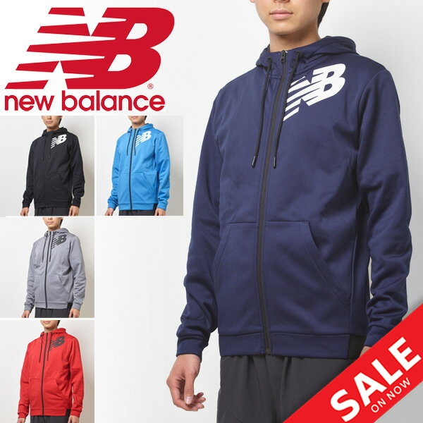 好評継続中 今だけ限定価格 スウェット 長袖 パーカー メンズ アウター ニューバランス Newbalance フリースフルジップフーディー スポーツウェア トレーニング カジ 新着商品 Www Baltscarent Ee
