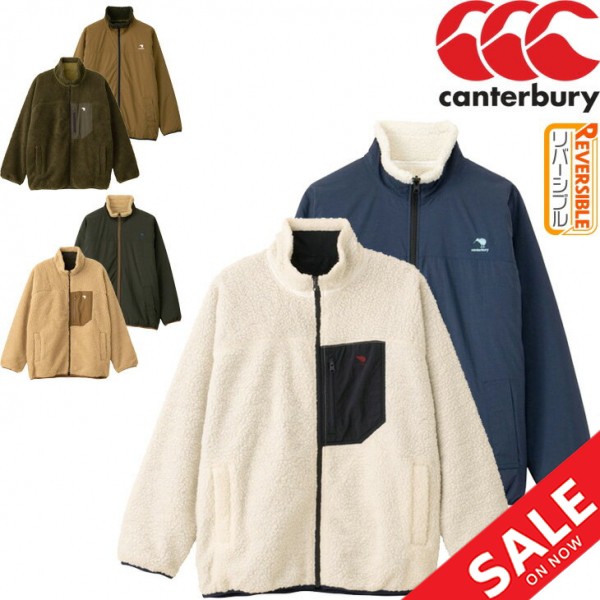 ボアジャケット リバーシブル レディース カンタベリー canterbury アウター カジュアルウェア 女性用 保温 シンプル 上着/WA71694