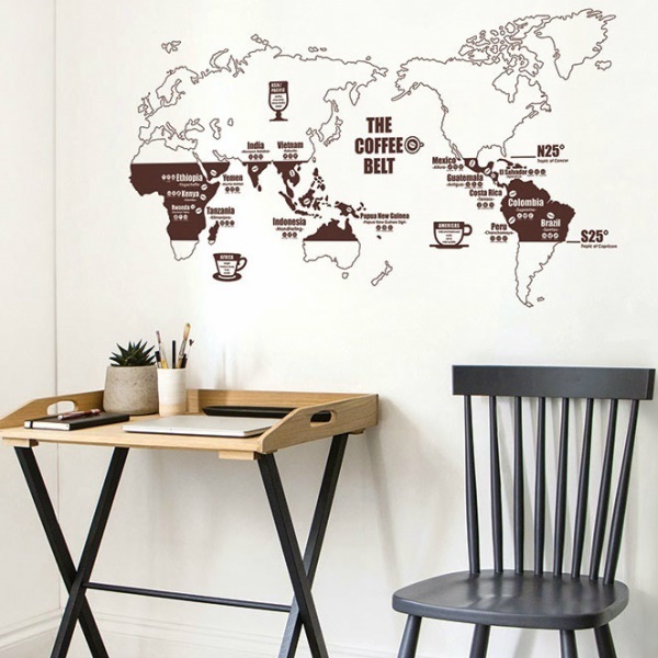 目玉商品 ウォールステッカー 世界地図 子供部屋 おしゃれ 地図 マップ カフェ 知育 子ども 子供 女の子 男の子 ステッカー かわいい シール 英字 Saleセール Www Theitgroup It