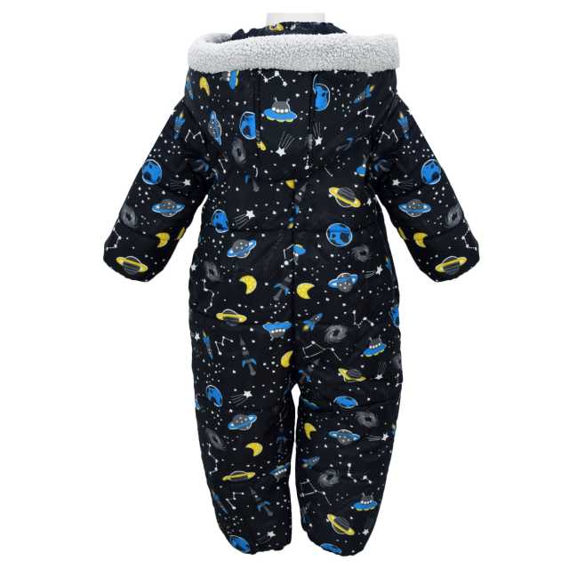 高い素材 スノーコンビ 男の子 ベビー 宇宙柄 ジャンプスーツ ボアブラック 人気カラー再販 Www Centrodeladultomayor Com Uy