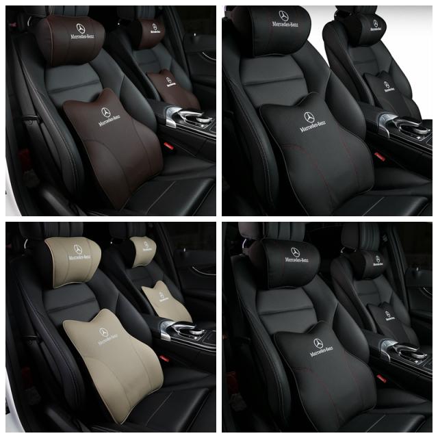 即発送可能 腰椎サポートパッド 首枕 低反発 車 椅子 腰枕 腰あて 腰クッション シートクッション 骨盤クッション 腰痛防止 ベンツ車用 セール品 Imhungry Co