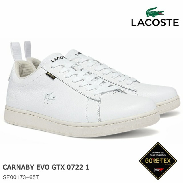 ラコステ レディーススニーカー LACOSTE CARNABY EVO GTX 0722 1 SF00173-65T ホワイト 白系 スニーカー