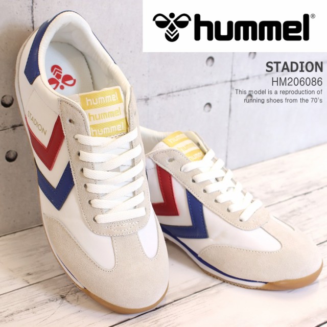 ヒュンメル スニーカー Hummel Stadion Hm6086 9001 White スタディオン メンズ レディースレトロランニングシューズ スポーツの通販はau Wowma ワウマ フットパークヌシセ 商品ロットナンバー