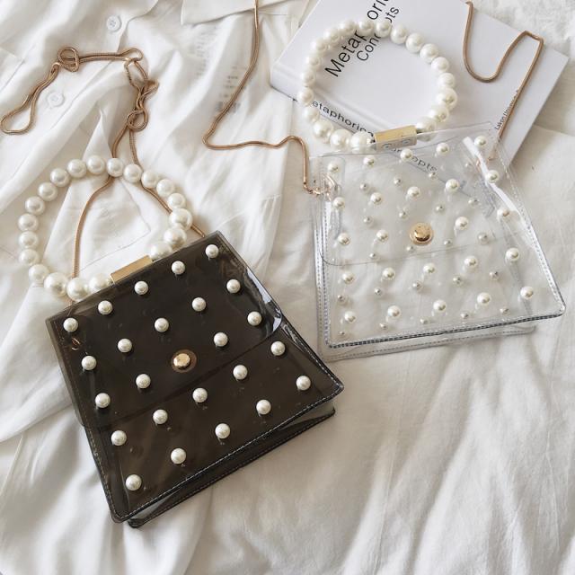 ss ショルダーバッグ チェーンバッグ クリアバッグ パール 2色 オルチャン 韓国ファッション プチプラ Taの通販はau Pay マーケット Ar33 アルミミ 商品ロットナンバー