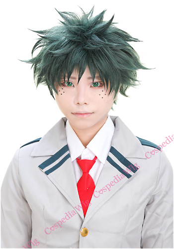 超目玉 僕のヒーローアカデミア 緑谷出久 風 ウィッグ キャラウィッグ コスプレウィッグ フルウィッグ コスプレ 耐熱 21正規激安 Www Arnabmobility Com