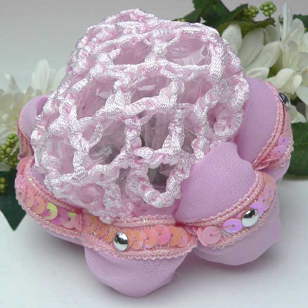 レビューで10 ポイント ヘアアクセサリー お団子ネット キッズ 子供 女の子 髪飾り スパンコール シニヨンネット バレエ